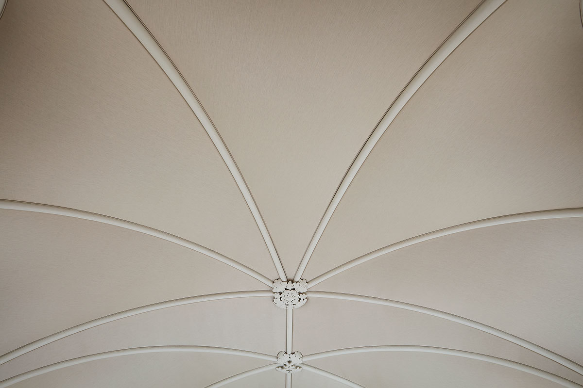 Fabric Walling London 5 Ceiling